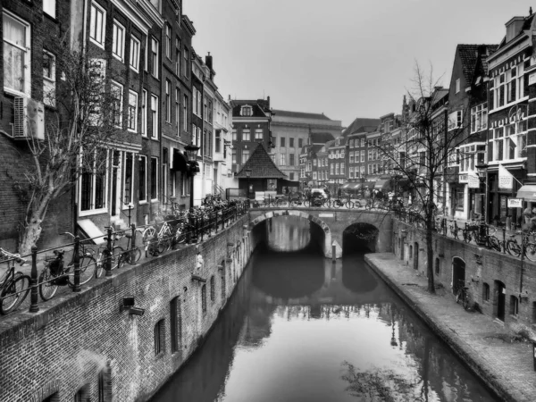 Cidade Utrecht Nas Terras Baixas — Fotografia de Stock