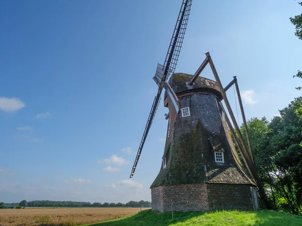 Alte Windmühle Bei Ahaus Westfalen — Stockfoto