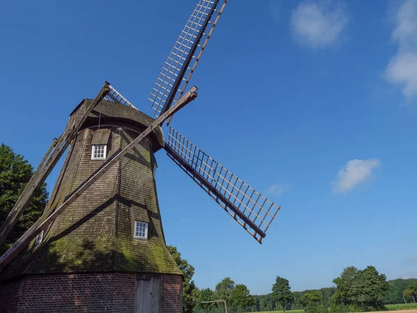 Oude Windmolen Buurt Van Ahaus Westfalen — Stockfoto