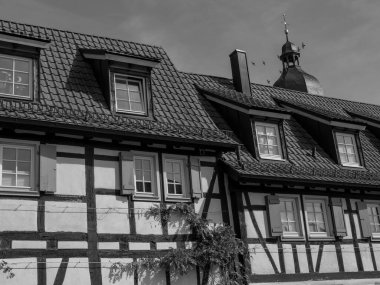 Alman Pfalz 'ındaki Kandel şehri.