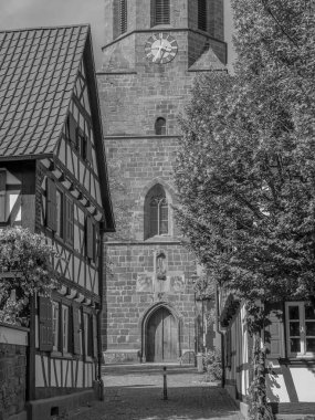 Alman Pfalz 'ındaki Kandel şehri.