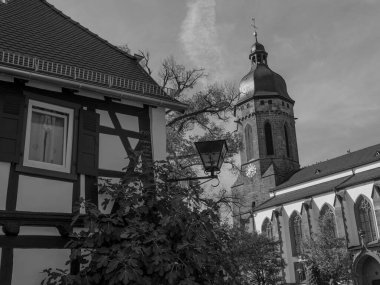 Alman Pfalz 'ındaki Kandel şehri.