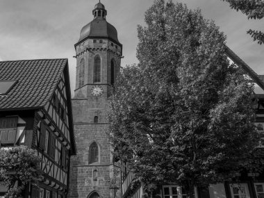 Alman Pfalz 'ındaki Kandel şehri.