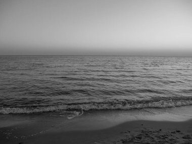 Binz plajında gün doğumu