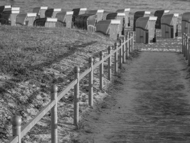 Baltık Denizi 'ndeki Binz plajı