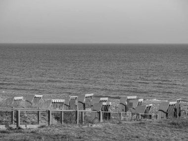 Baltık Denizi 'ndeki Binz plajı