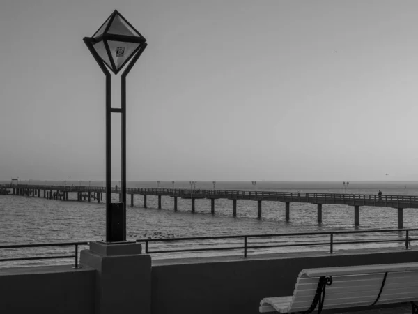 Alba Sulla Spiaggia Binz — Foto Stock