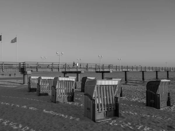 Nascer Sol Praia Binz — Fotografia de Stock