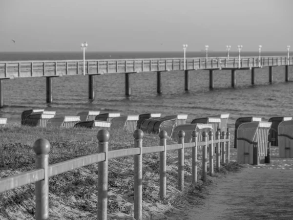 Praia Binz Mar Báltico — Fotografia de Stock