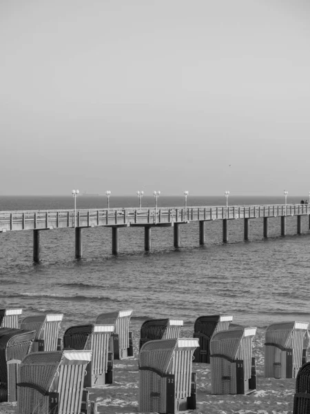 Der Strand Von Binz Der Ostsee — Stockfoto