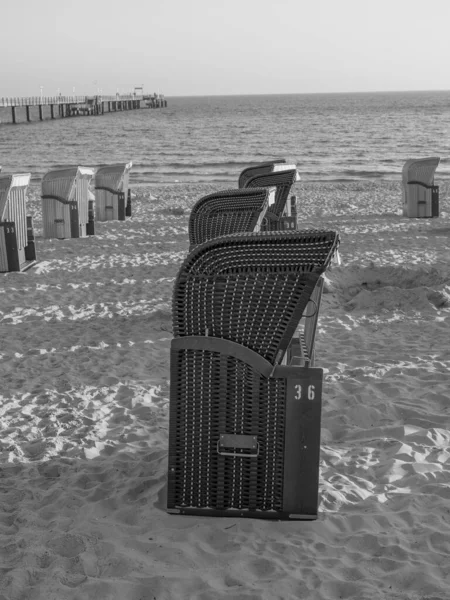 Plaża Binz Nad Morzem Bałtyckim — Zdjęcie stockowe