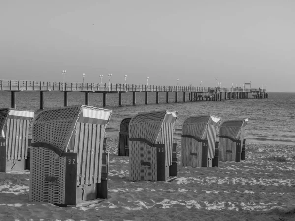 Praia Binz Mar Báltico — Fotografia de Stock