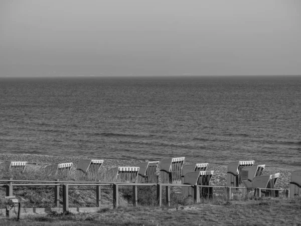 Пляж Бінц Балтійському Морі — стокове фото