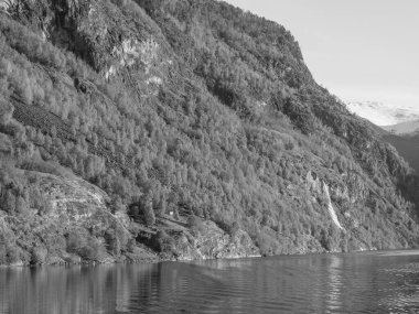 Flam ve Norveç 'teki Aurlandsfjord