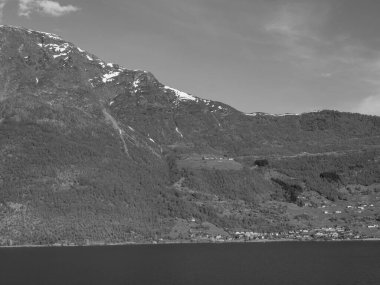 Flam ve Norveç 'teki Aurlandsfjord