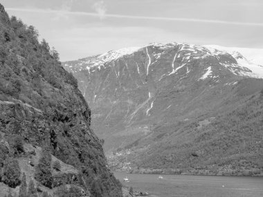 Flam ve Norveç 'teki Aurlandsfjord