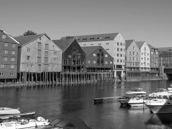 Città Trondheim Norway — Foto Stock