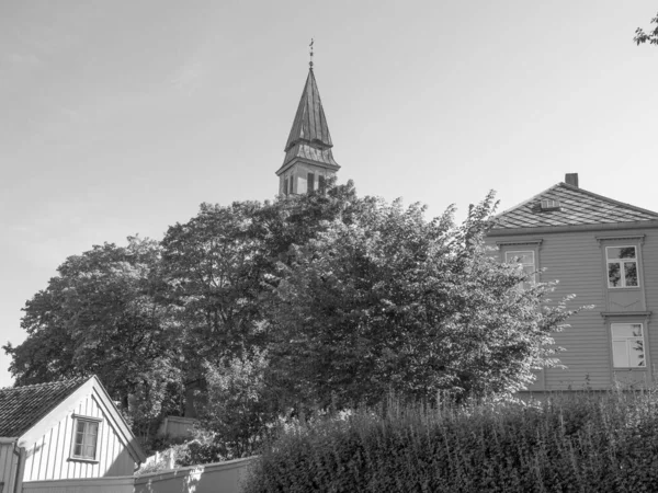 Stad Trondheim Noordrijn — Stockfoto