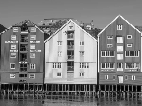 Cidade Trondheim Norway — Fotografia de Stock