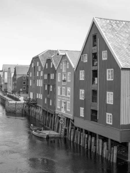 Παλιές Πόλεις Στο Norway — Φωτογραφία Αρχείου