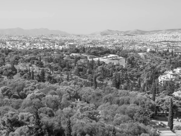 Město Atény Řečtině — Stock fotografie