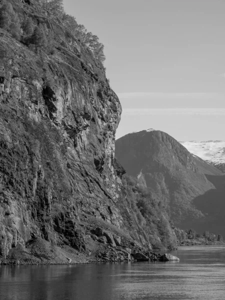 Fjord Hajóút Norvégiában — Stock Fotó