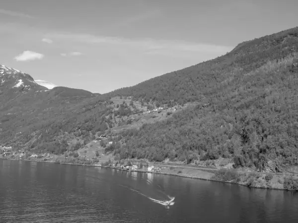 Flam Aurlandsfjord Norway — Foto de Stock