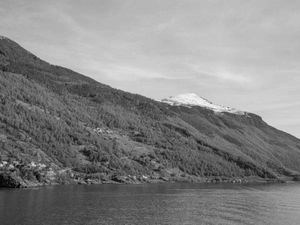 Flam Aurlandsfjord Norsku — Stock fotografie