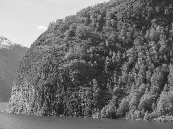 Flam Aurlandsfjord Norsku — Stock fotografie