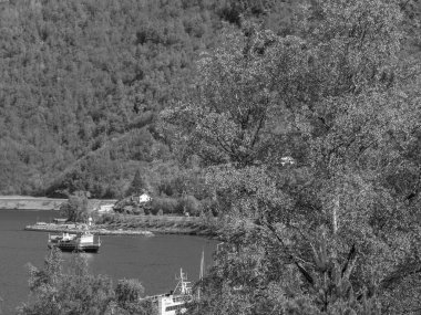 Flam ve Norveç 'teki Aurlandsfjord