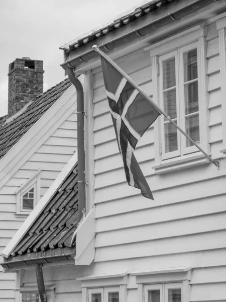 Stad Stavanger Het Noorden — Stockfoto