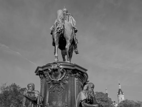 Ciudad Schwerin Alemania — Foto de Stock