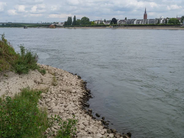 Město Bonn Řeky Rýna Německu — Stock fotografie