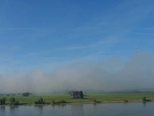 清晨时分 德国莱茵河畔 — 图库照片