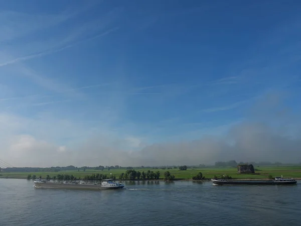 清晨时分 德国莱茵河畔 — 图库照片