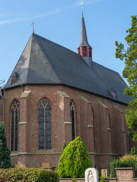 Das Dorf Marienthal Und Die Issel — Stockfoto