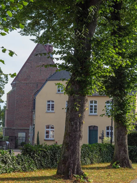 Het Dorp Marienthal Aan Rivier Issel Duitsland — Stockfoto