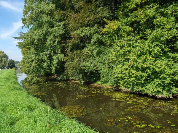 Village Marienthal River Issel Germany — Stock Photo, Image