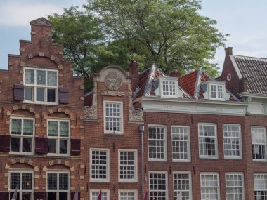 Hollanda 'nın Utrecht şehrinde yaz sonu