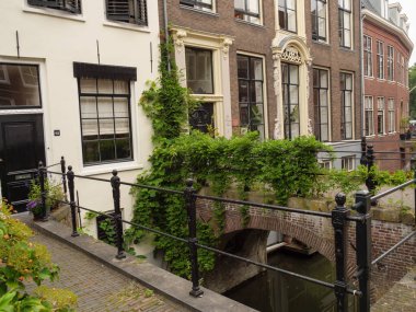 Hollanda 'nın Utrecht şehrinde yaz sonu