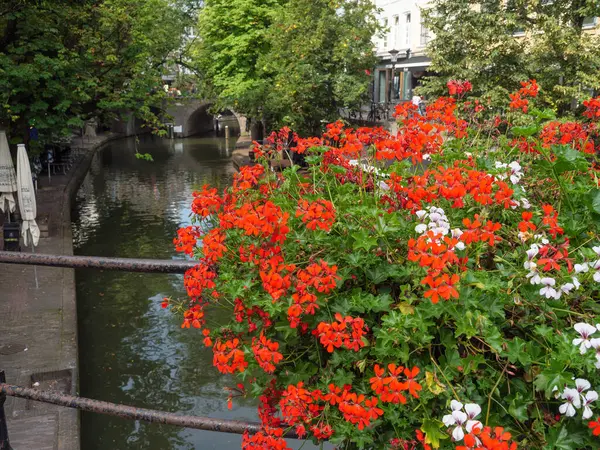 Late Summer Time City Utrecht Netherlands — Stock Photo, Image