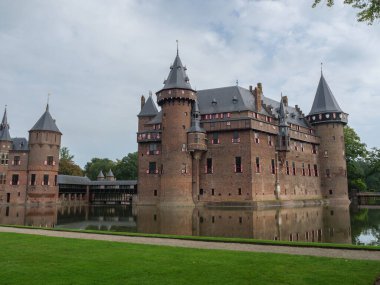 Hollanda 'daki Utrecht yakınlarındaki Haar Kalesi.