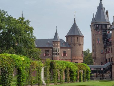 Hollanda 'daki Utrecht yakınlarındaki Haar Kalesi.