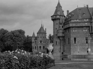 Hollanda 'daki Utrecht yakınlarındaki Haar Kalesi.