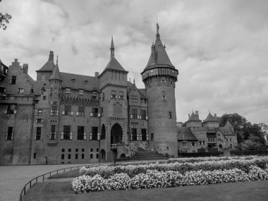Hollanda 'daki Utrecht yakınlarındaki Haar Kalesi.