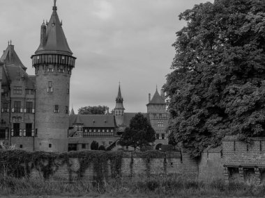 Hollanda 'daki Utrecht yakınlarındaki Haar Kalesi.