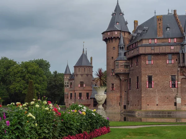 Castillo Haar Cerca Utrecht Los Países Bajos — Foto de Stock