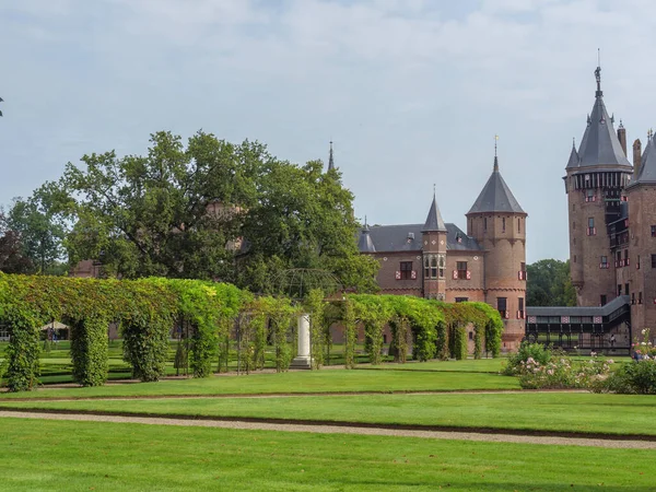 Castillo Haar Cerca Utrecht Los Países Bajos — Foto de Stock