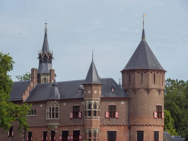 Κάστρο Της Χάαρ Κοντά Στην Ουτρέχτη Στην Ολλανδία — Φωτογραφία Αρχείου