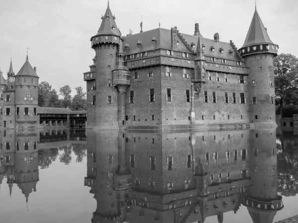 Castillo Haar Cerca Utrecht Los Países Bajos — Foto de Stock